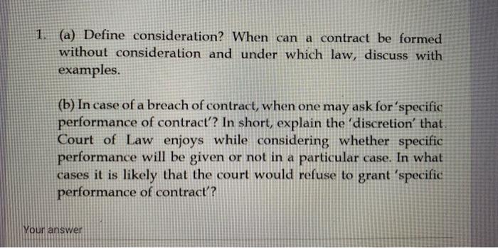 This question is from Business Law. Kindly,