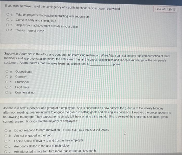 If you want to make use of the contingency of