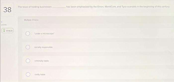 Business question The issue of frolding