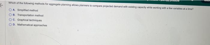 Which of the following methods for aggregale