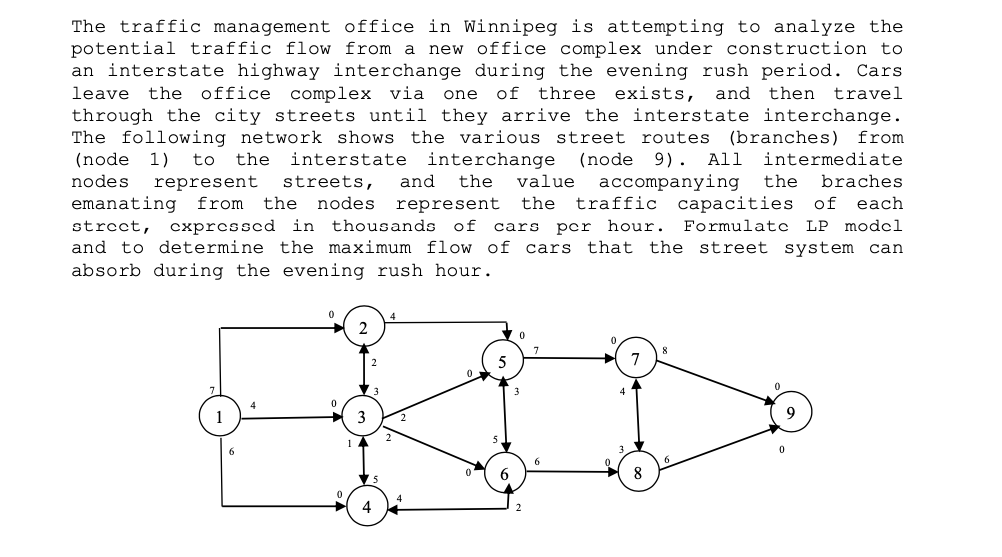 The traffic management office in Winnipeg is