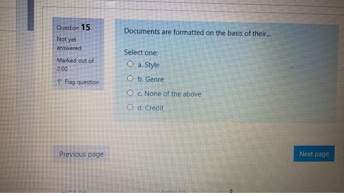 Formatting styles are important as they effect