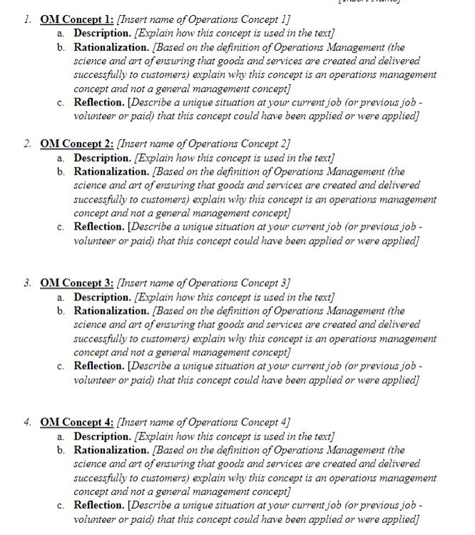 Operations management is " the science and art of