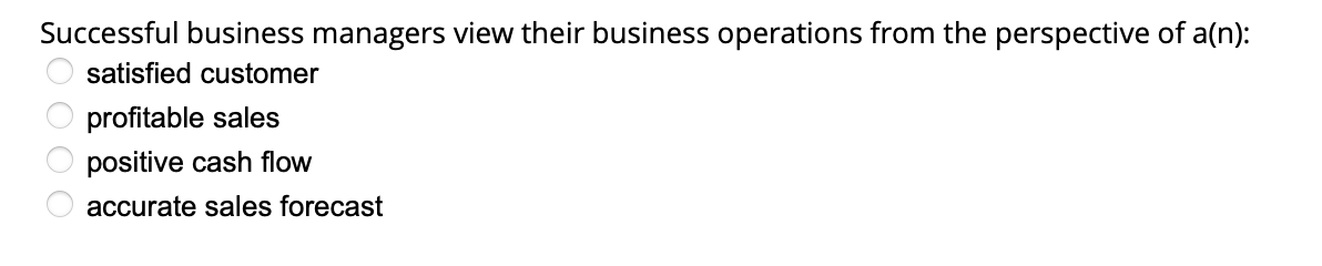 Today's managers are beginning to think in terms