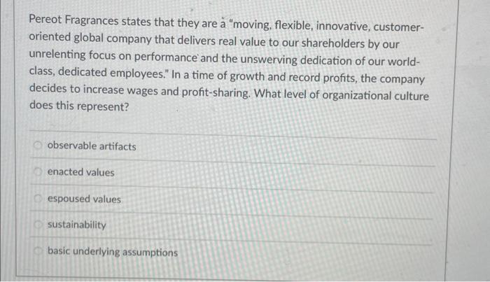 Pereot Fragrances states that they are a "moving,