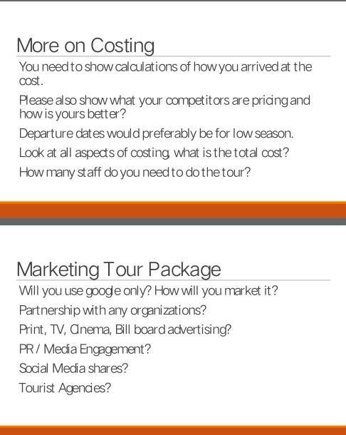 the project must include market research data.