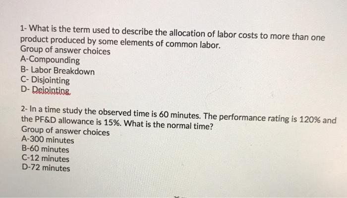 1- What is the term used to describe the