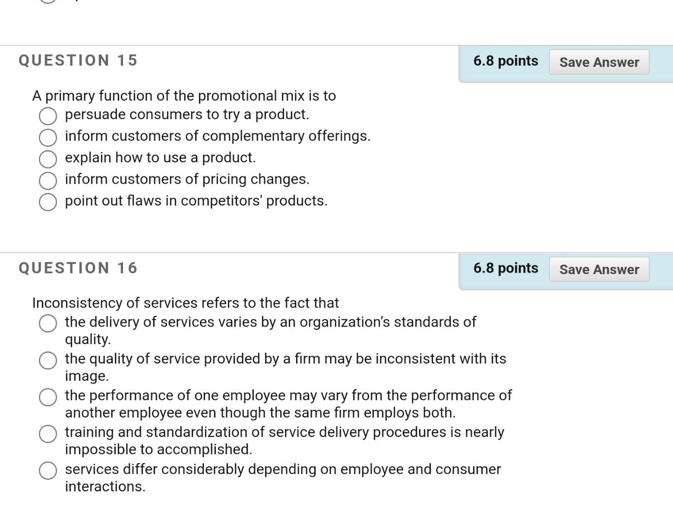 The monetary value of all products and services
