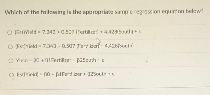 Which of the following is the appropriate sample