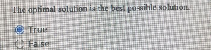 A dominant solution is not always the optimal