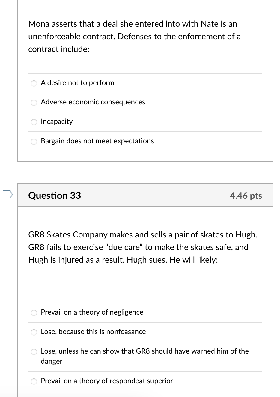 Mona asserts that a deal she entered into with