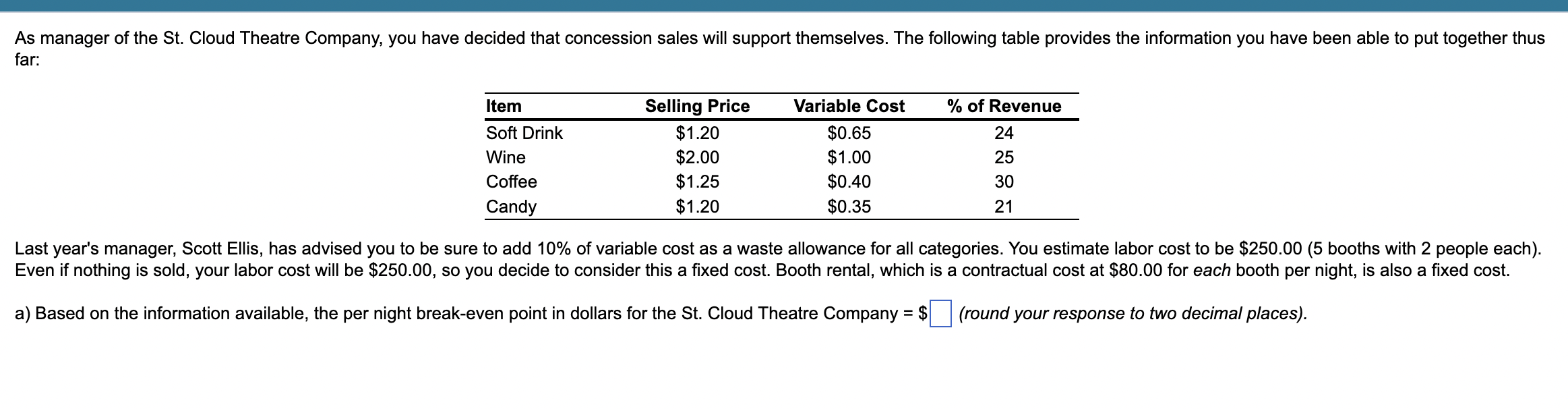 b. How much wine would you expect to sell at the