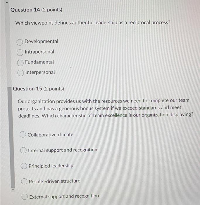 Which viewpoint defines authentic leadership as a