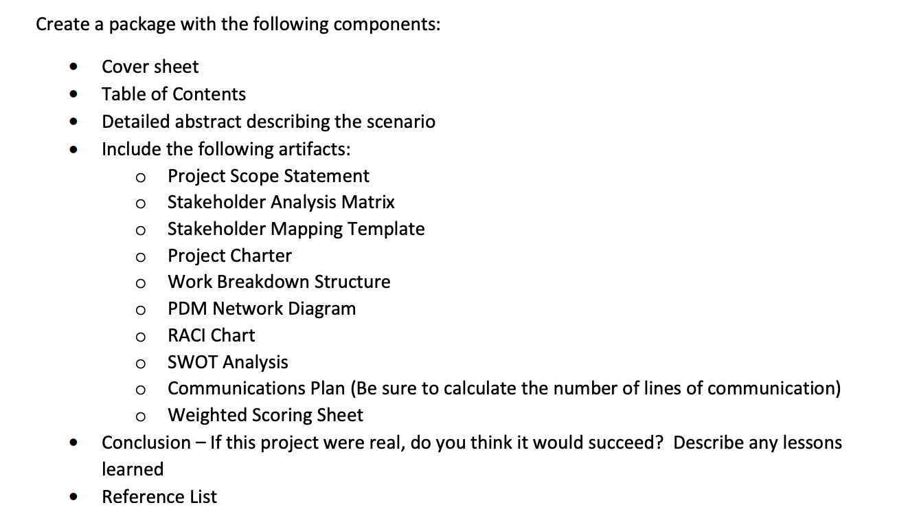 For this assignment, you are going to take a