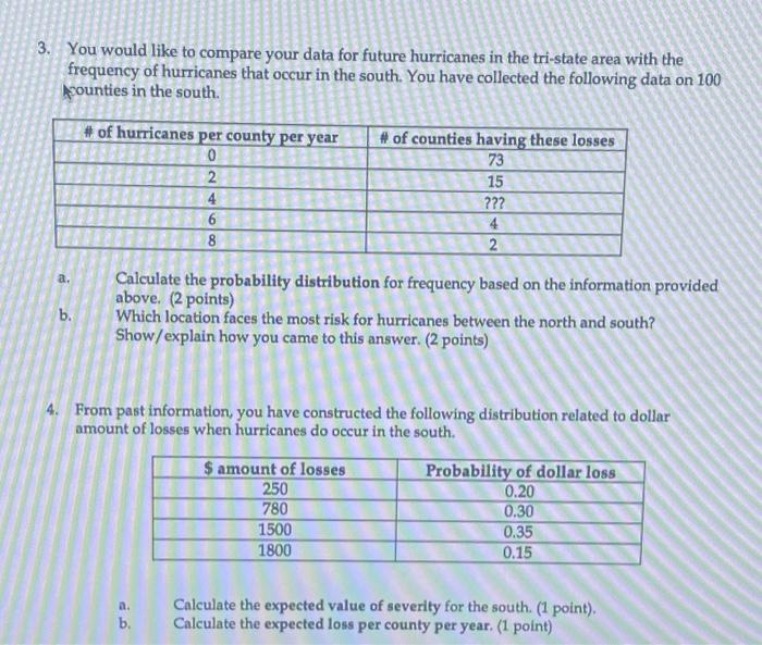 3. You would like to compare your data for future