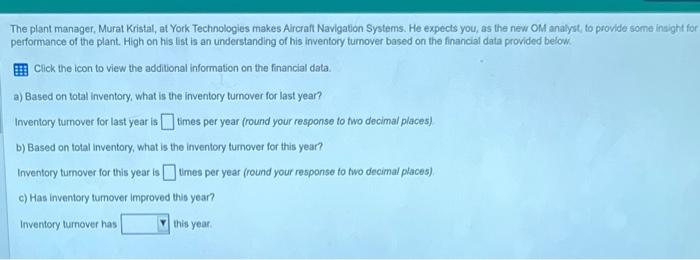 The plant manager, Murat Kristal, at York