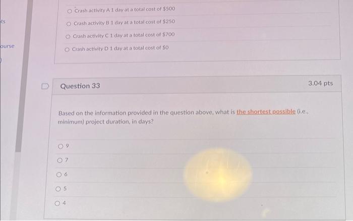 (Anwwers questions 3233 ) information on a small