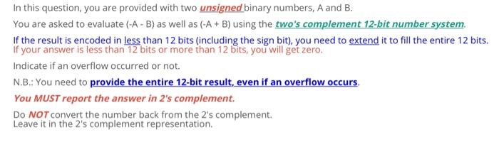 In this question, you are provided with two