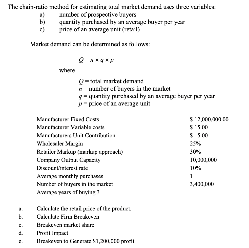 The chain-ratio method for estimating total