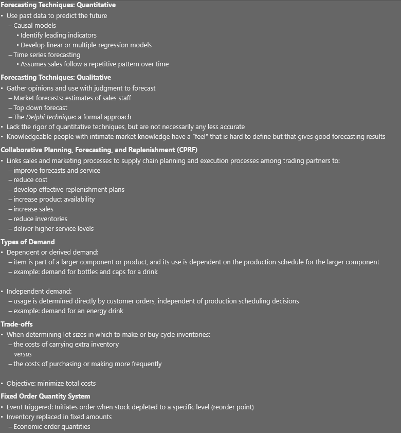 8 - Quantity and Inventory Read the chapter below