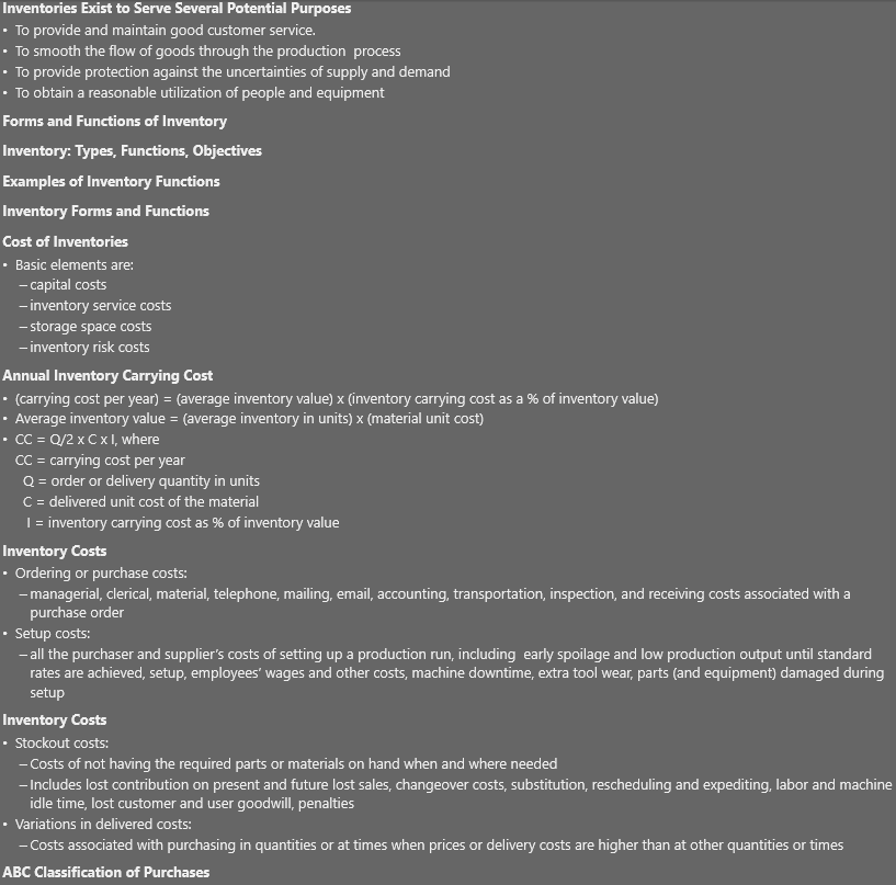 8 - Quantity and Inventory Read the chapter below