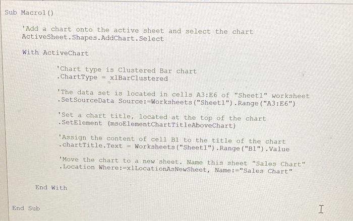 Open vba hwk4.xlsm workbook and using the Visual