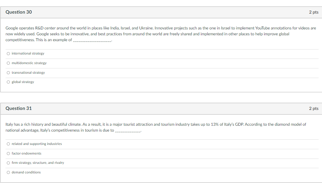 D D D Question 21 In high-tech and knowledge