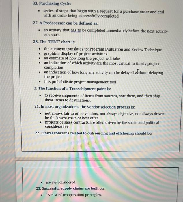 answer true or false for the following. answer