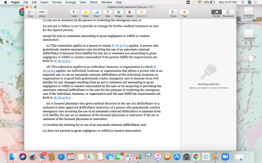 Meredith Grey an Emergency Room physician is on