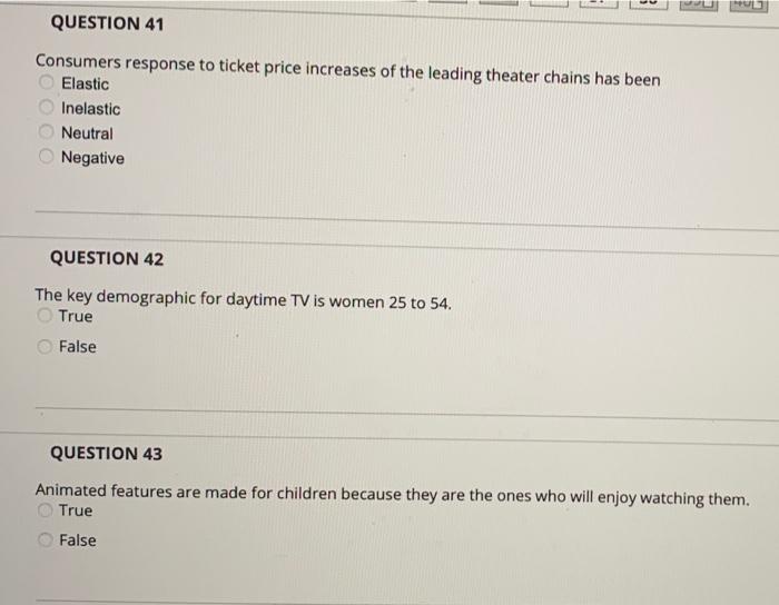 QUESTION 37 Getting a film from the studio to the