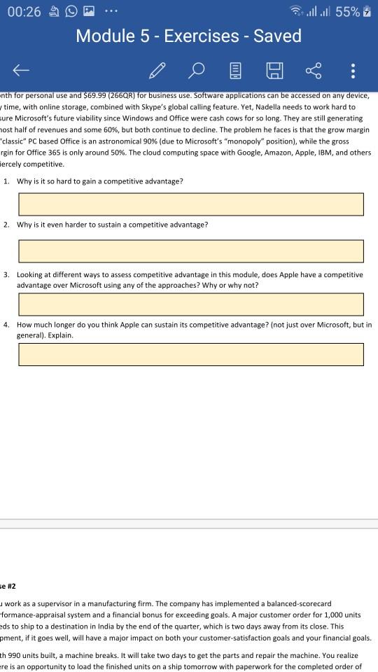 3 and 4 please 3,4 please Case #1 Given