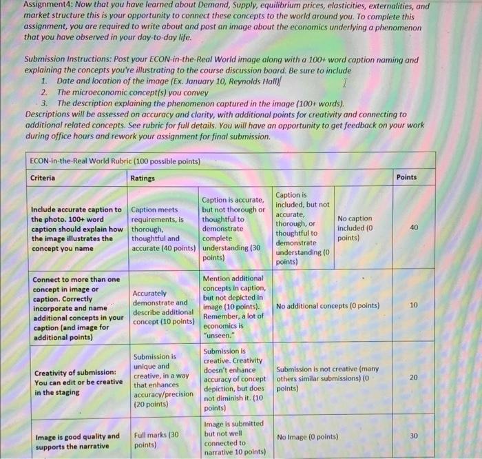 Assignment4: Now that you have learned about