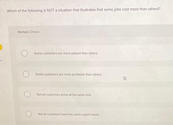 Which of the following is NOT a situation that