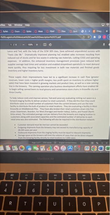 #7 and #8 tance and Ted, with the help of the YCM