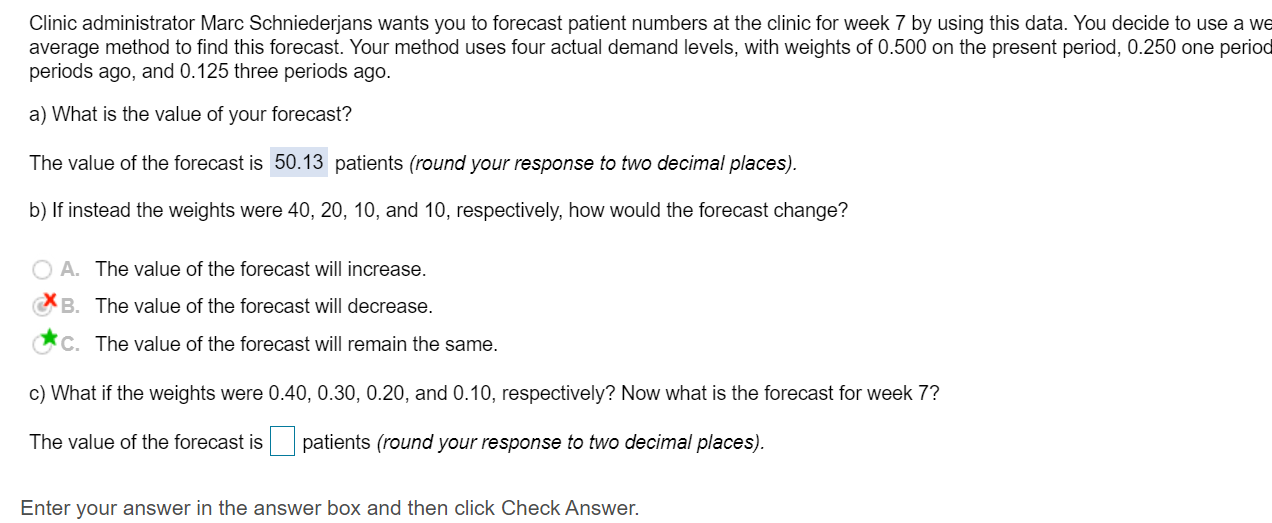 s Clinic administrator Marc Schniederjans wants