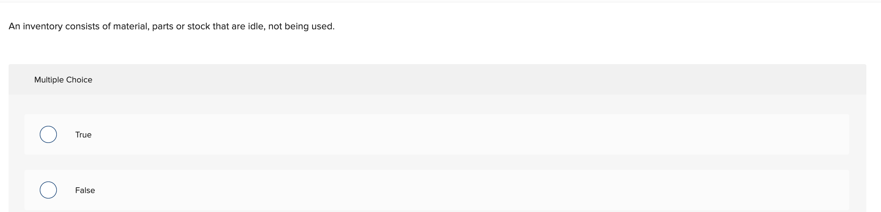 2. A two-bin system for inventory control