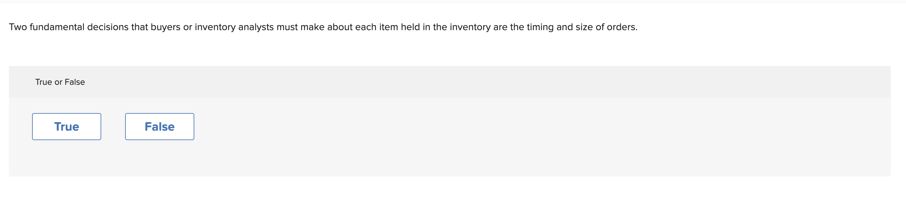 2. A two-bin system for inventory control