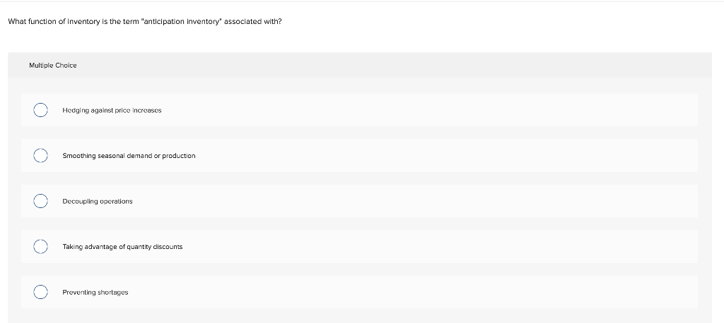 2. A two-bin system for inventory control