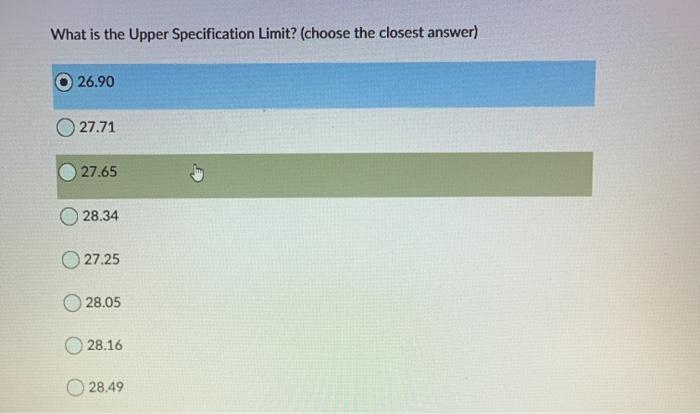 A process has an upper specification limit but no