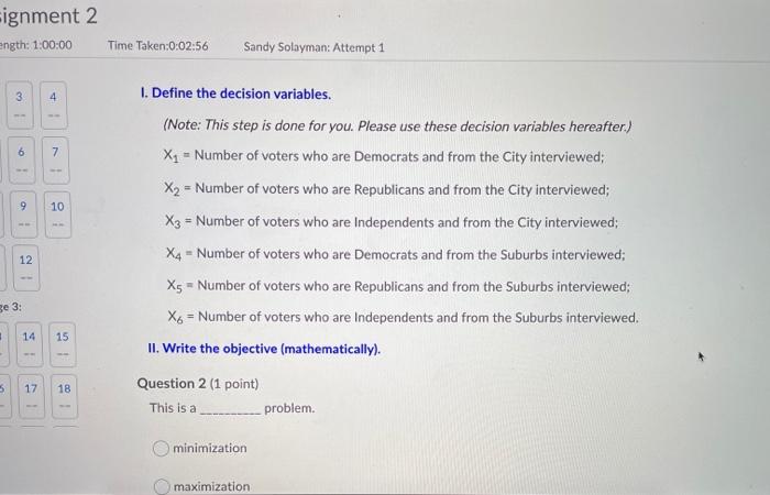 3 4 6 7 [Chapter 11] Linear Optimization Models