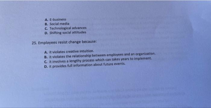 Multiple -Choice Question Leadership Management &