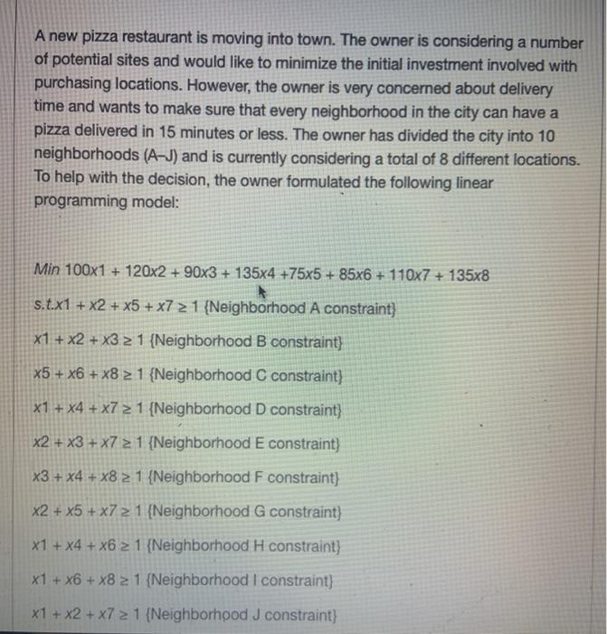 I know the answer is not "neighborhood C