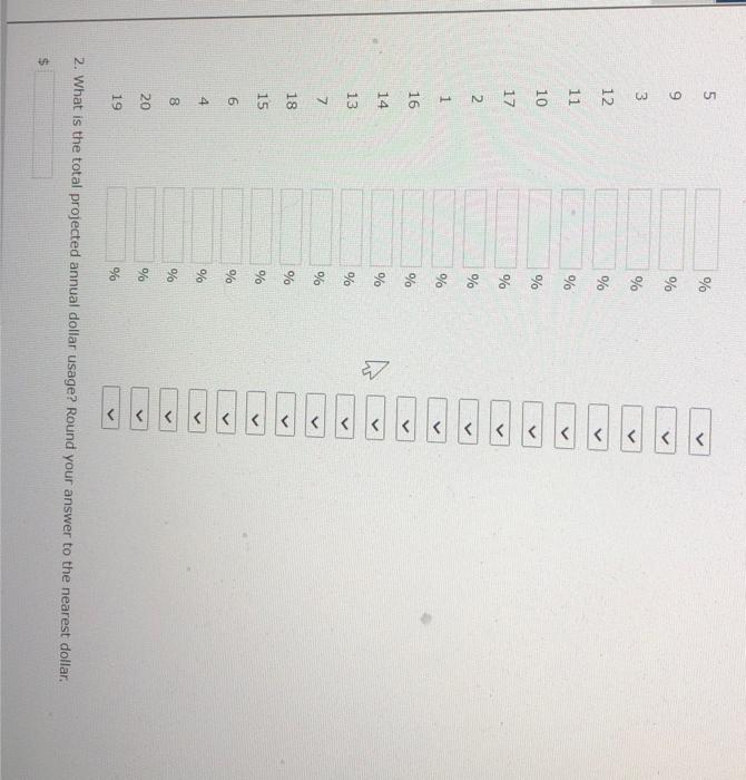 one question, multiple parts The data for 20