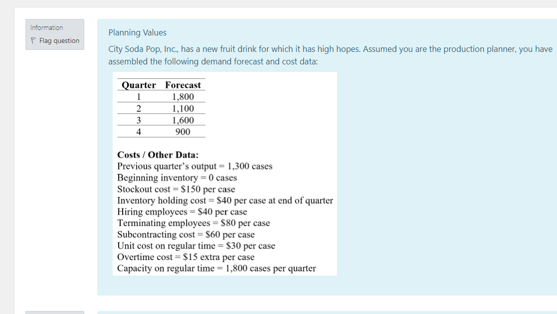 Question: Write down answers from (a) to (o) in
