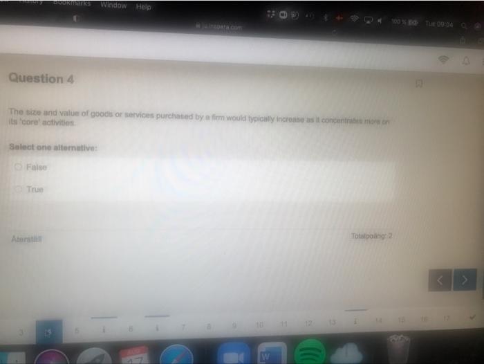 Window Help 100 x 80 Tue 09:04 Question 4 The