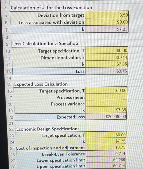fill in missing slots on excel sheet please. 15.