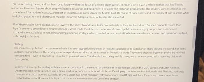 Please help with questions 1-7 on the case study