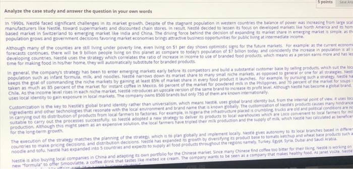 Analyze the case study and answer the question in