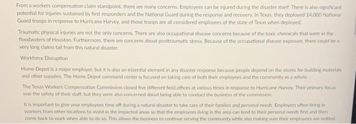 Please help with questions 1-6 on this case study