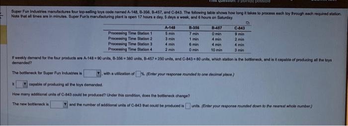demandect? Then botteneck for Super fun